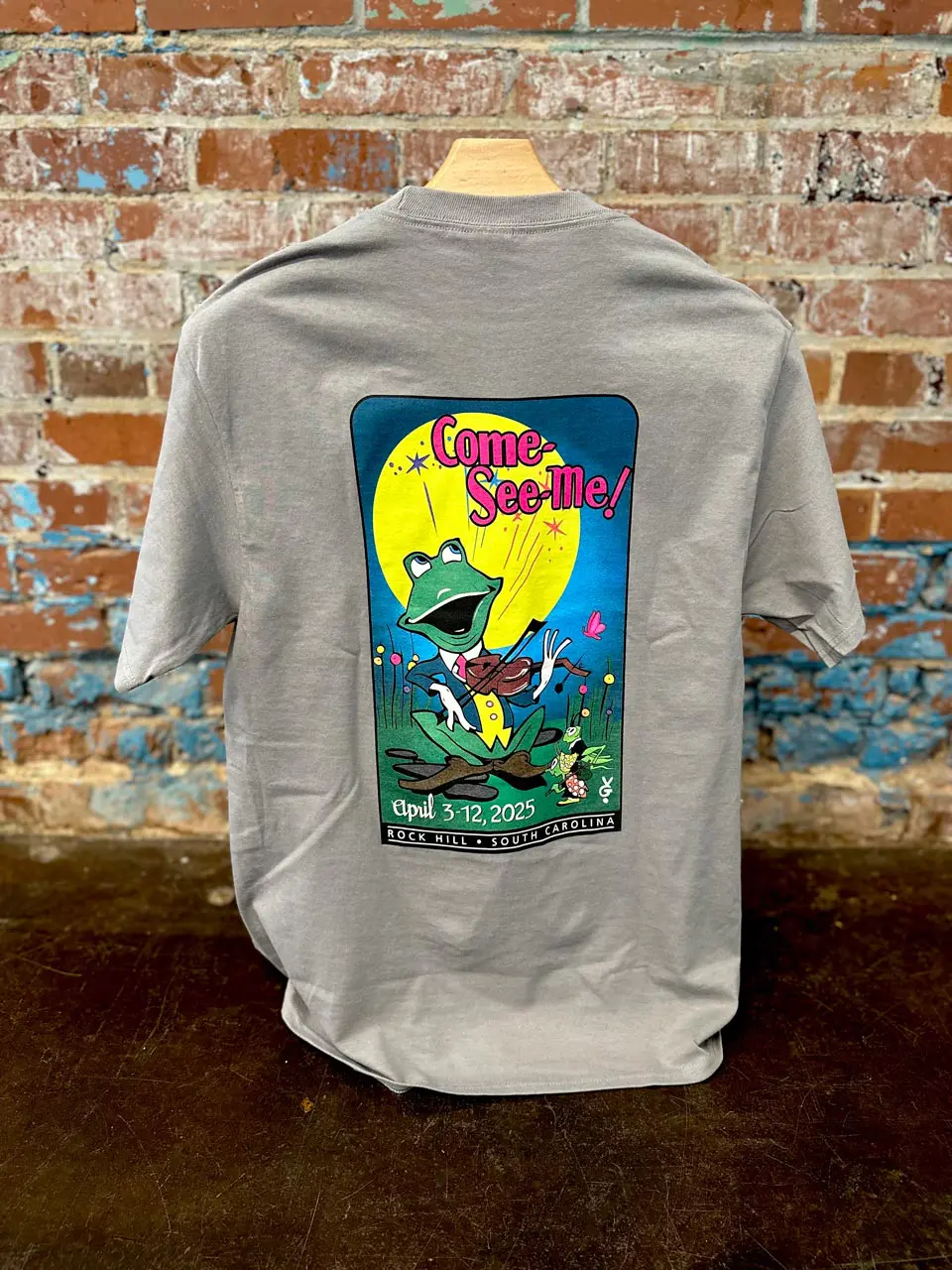 Come-See-Me-Festival-Souveniers-T-Shirts-Gray-Back